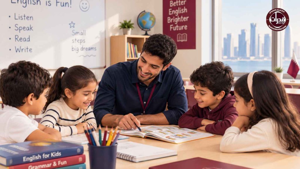 مراكز تعليم اللغة الإنجليزية للأطفال في قطر: البرامج والأسعار وأهم النصائح
