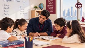 مراكز تعليم اللغة الإنجليزية للأطفال في قطر: البرامج والأسعار وأهم النصائح